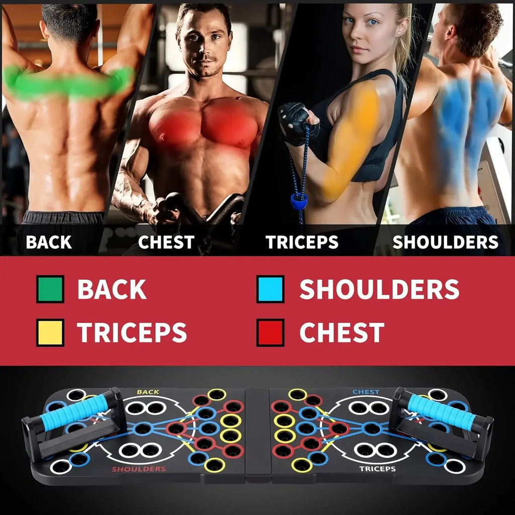Multi-Muscle Push Up Support Board, Multifunctional Exercise Chest and Abdominal Muscles