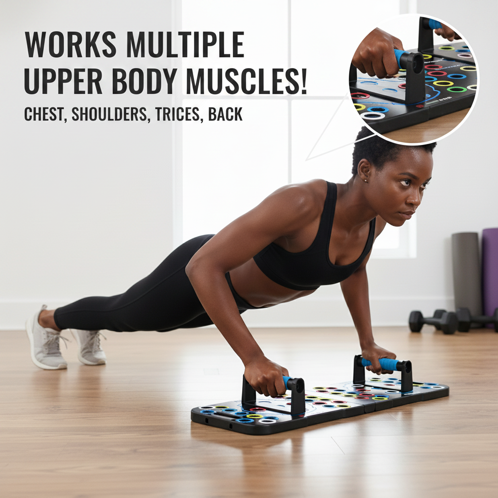 Multi-Muscle Push Up Support Board, Multifunctional Exercise Chest and Abdominal Muscles